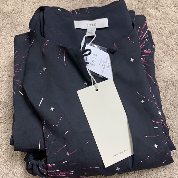 Joie black fireworks dress. Oversized. NWT - Picture 13 of 14